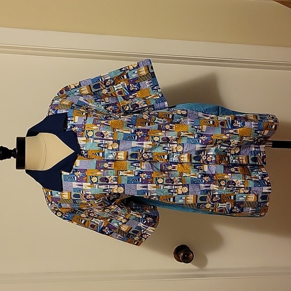 Disney | Shirts | Nwt Walt Disney World 5th Anniversary Woven Button